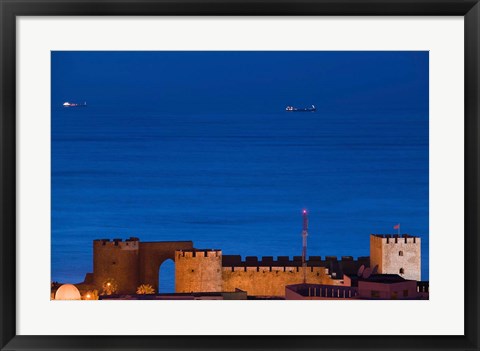 Framed MOROCCO, SAFI: Qasr, al, Bahr Portuguese Fort Wall Mural Print