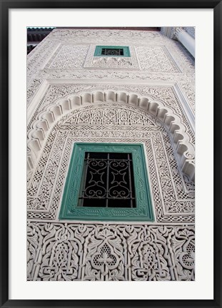 Framed Islamic law court ceiling, Morocco Print