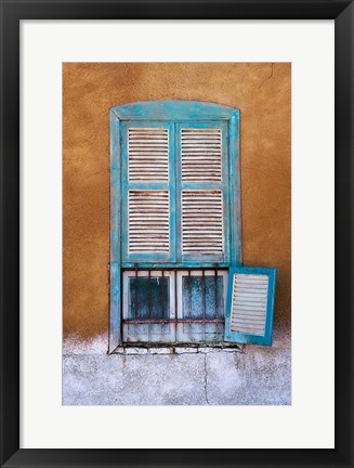 Framed Nubian Window in a Village Across the Nile from Luxor, Egypt Print