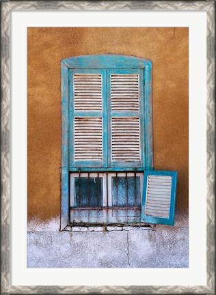 Framed Nubian Window in a Village Across the Nile from Luxor, Egypt Print