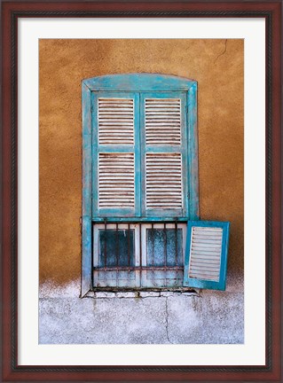 Framed Nubian Window in a Village Across the Nile from Luxor, Egypt Print