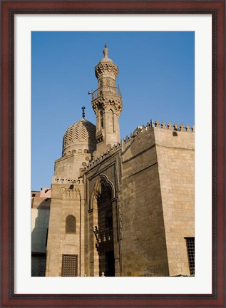 Framed Qait-Bey Muhamadi Mosque or Burial Mosque of Qait Bey, Cairo, Egypt Print