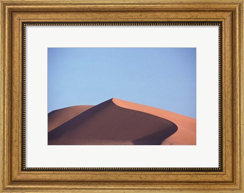 Framed Red Sand Dunes, Sahara Print
