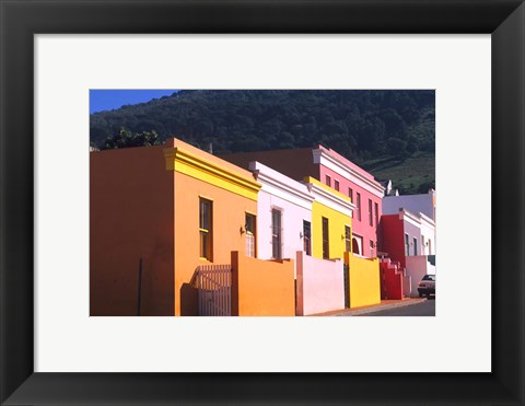Framed Native Area on Wales Street, Cape Town, South Africa Print