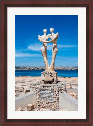 Framed Sculpture for the governor of Benguela, Lobito, Angola Print