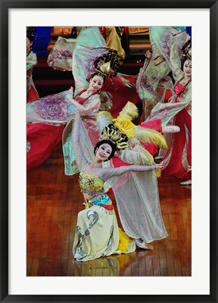 Framed Tang Dynasty Performance, Xian, China Print