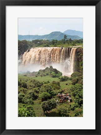 Framed Tis Isat, waterfall, Blue Nile, Ethiopia Print