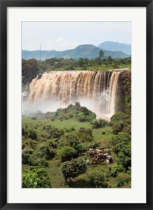 Framed Tis Isat, waterfall, Blue Nile, Ethiopia Print