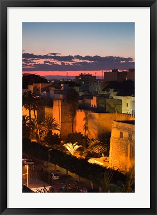 Framed Tunisia, Sfax, Medina along Avenue Ali Belhouane Print