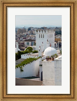 Framed View of Tangier from the Medina, Tangier, Morocco Print