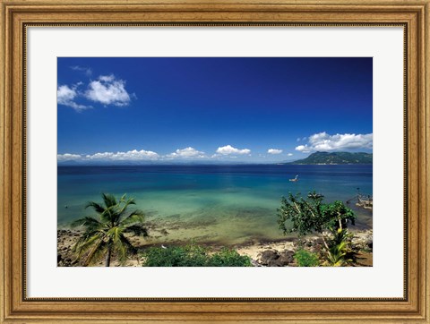 Framed White Sand Beaches and Crystal Clear Waters, Madagascar Print