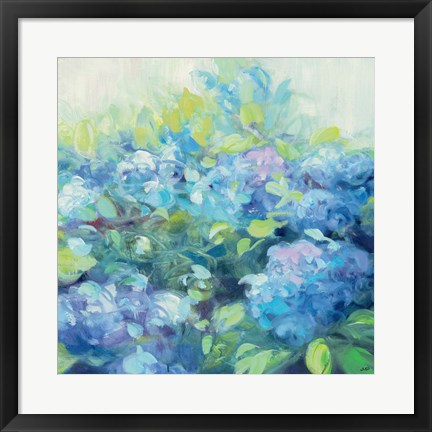 Framed Bright Hydrangea II Print