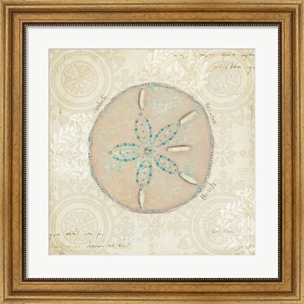 Framed Beach Treasures IV Print