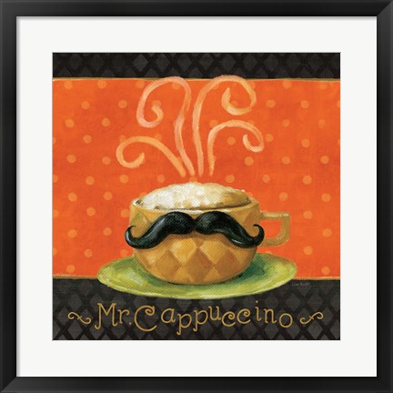 Framed Cafe Moustache IV Square Print