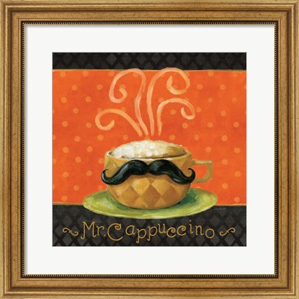 Framed Cafe Moustache IV Square Print