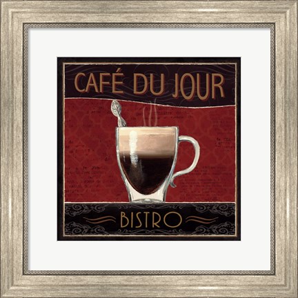 Framed Coffee Shop III Print