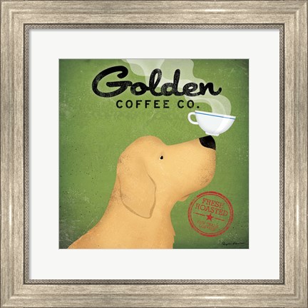 Framed Golden Coffee Co. Print