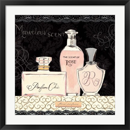 Framed Les Parfum I Print