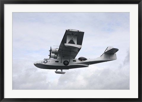 Framed PBY Catalina vintage flying boat Print
