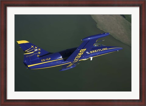 Framed Flying with the Aero L-39 Albatros in flight Print