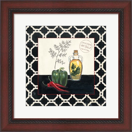 Framed Parsley and Peppers Print