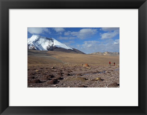 Framed Towards The Summit Of Kongmaru La, Markha Valley, Ladakh, India Print