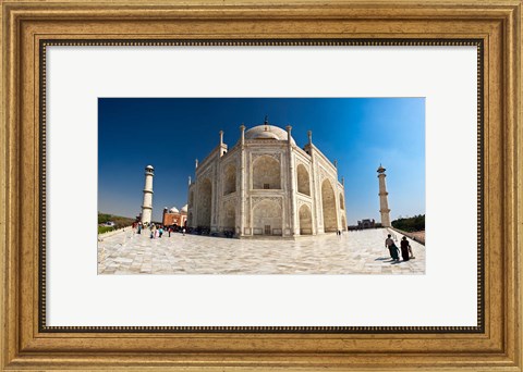 Framed main platform just outside the Taj Mahal, Agra, Inda Print