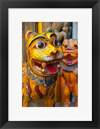 Framed Colorful handicrafts, Pushkar, India. Print