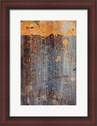 Framed Orange Splash Print