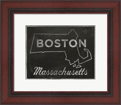 Framed Boston, Massachusetts Print