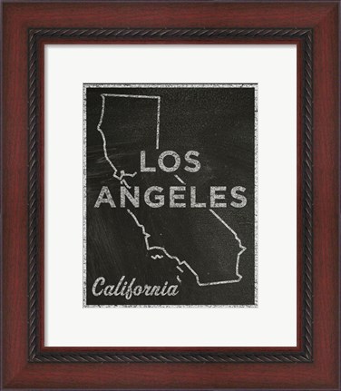 Framed Los Angeles, California Print