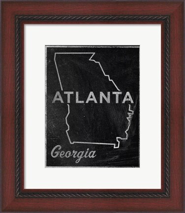 Framed Atlanta, Georgia Print
