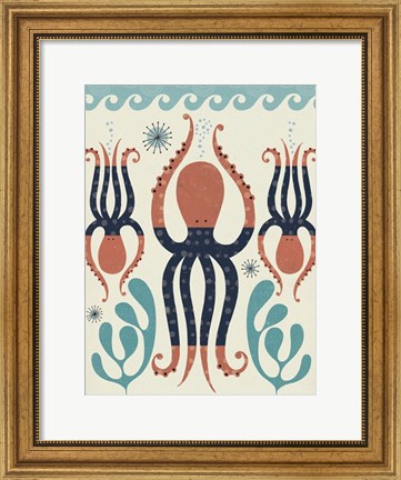 Framed Octopus Garden Print