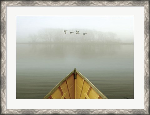 Framed Alone in the Mist 3 Print