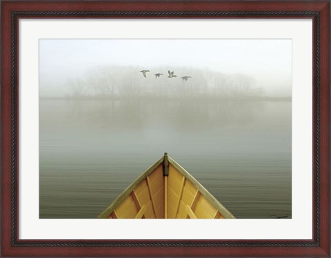 Framed Alone in the Mist 3 Print