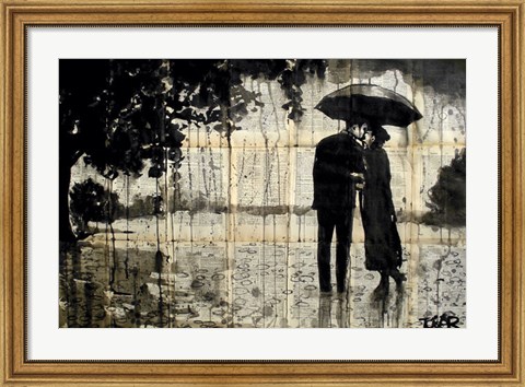 Framed Rainy Day Rendezvous Print