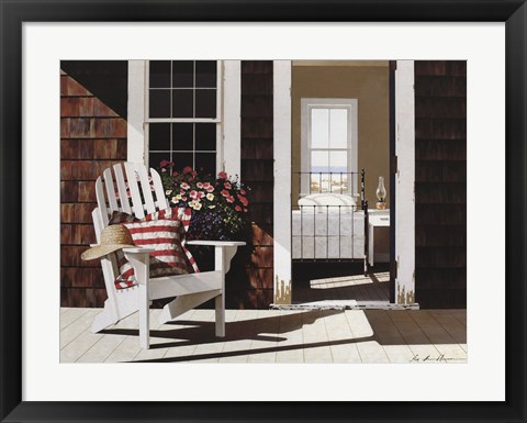 Framed Summer Cottage Print
