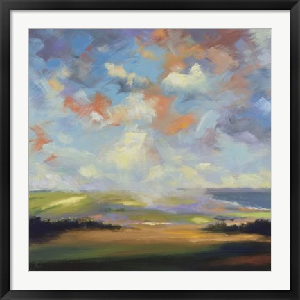 Framed Sky and Land VI Print