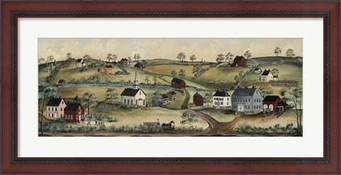 Framed Town &amp; Country Print