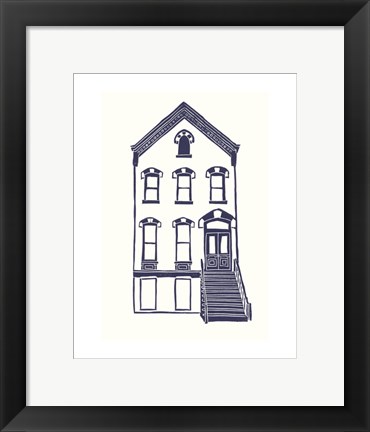 Framed Williamsburg Building 5 (Next Door on Maujer) Print