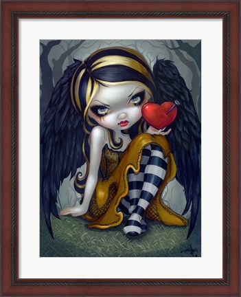 Framed Heart of Nails Print