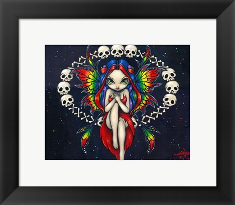 Framed Rainbow of Bones Print