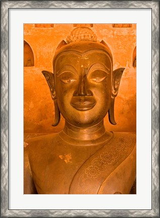 Framed Buddha Images at Wat Si Saket, Vientiane, Laos Print
