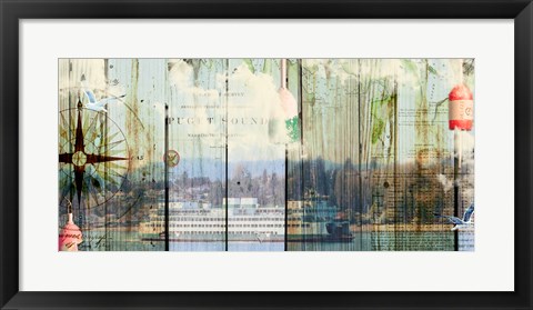 Framed Puget Sound Print