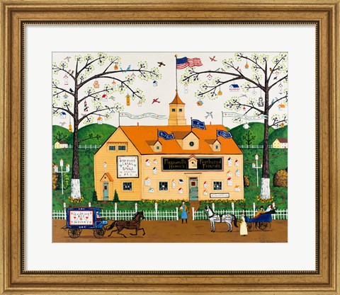 Framed Figgnottill&#39;s Homes For Feathered Friends Print