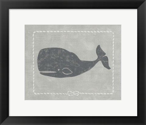 Framed Whale of a Tale IV Print