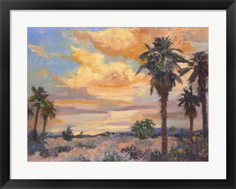 Framed Desert Repose I Print