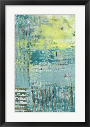 Framed Linear Texture II Print