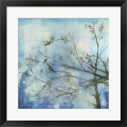 Framed Moonlit Branches II Print