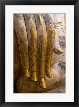 Framed Buddha at Wat Si Chum Print